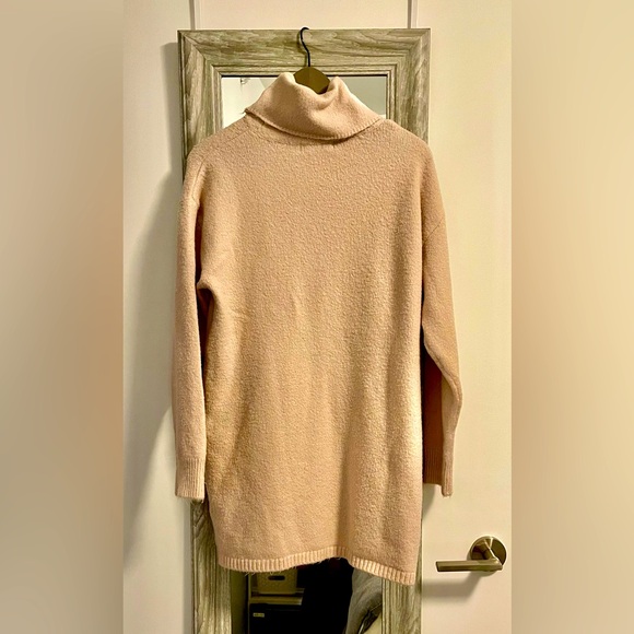MANGO Long Sleeve Turtleneck Sweater Dress_Pink_Size : XS (US 2) - Picture 3 of 15
